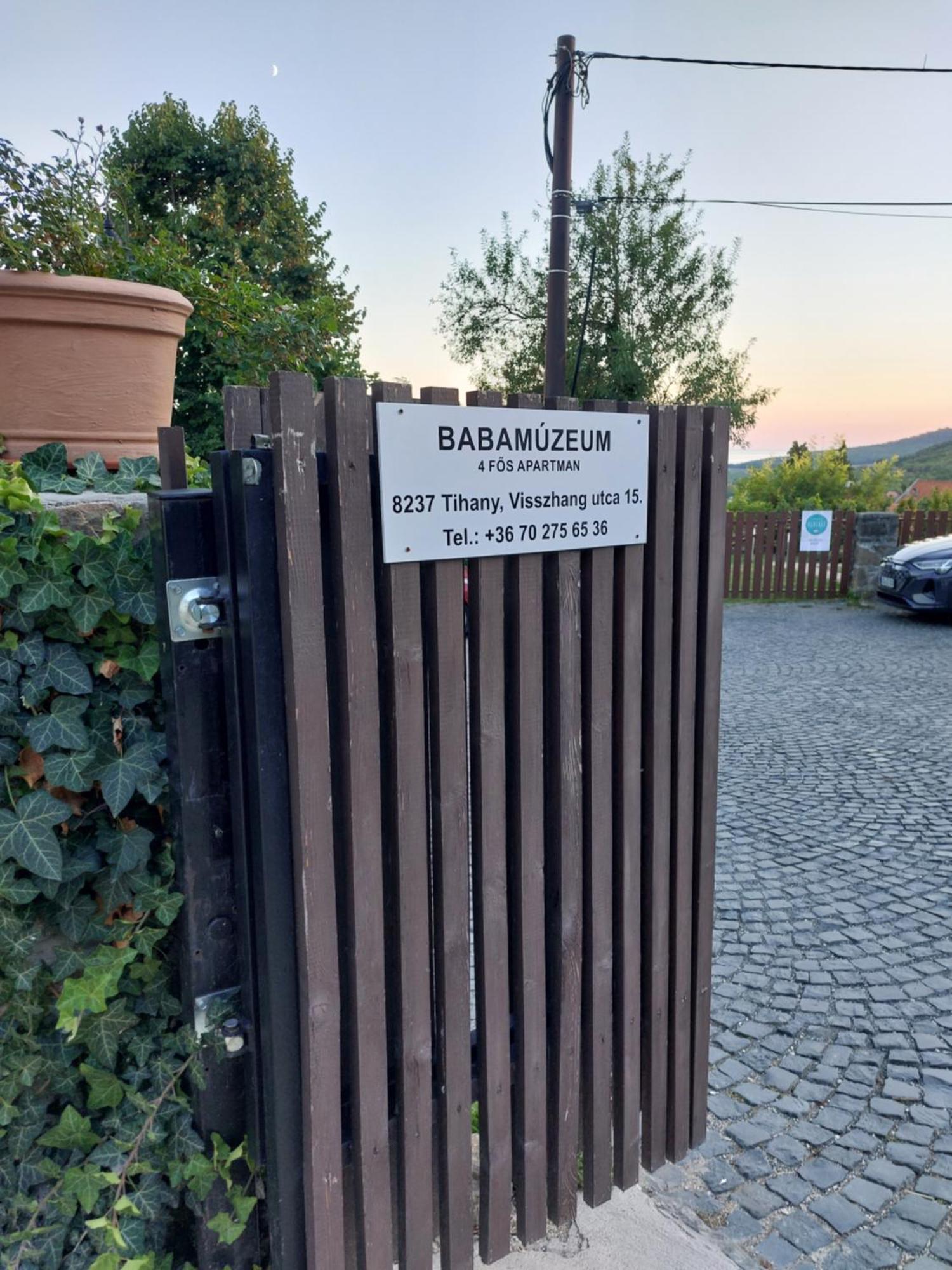 Babamuzeum Apartman Тихань Екстер'єр фото